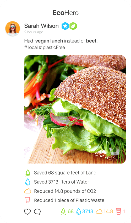 EcoHero user detailed post